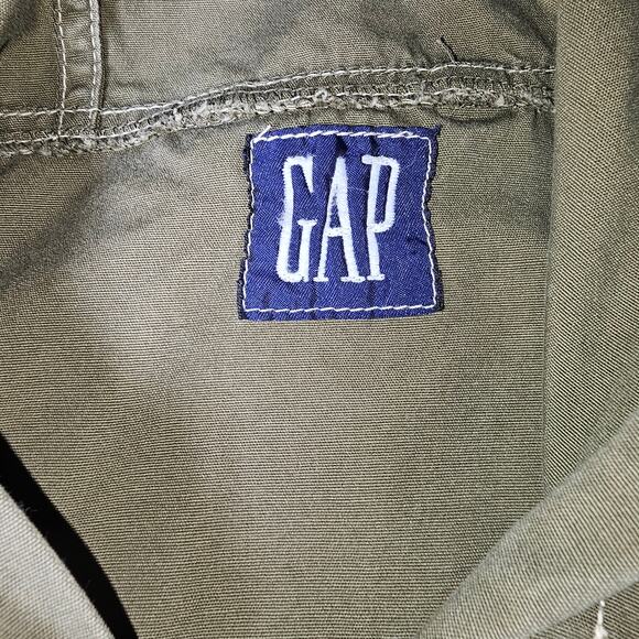 GAP Pullover Hoodie Cargo Jacket Kangaroo Pocket Utility Canvas Unisex XL - Picture 9 of 12